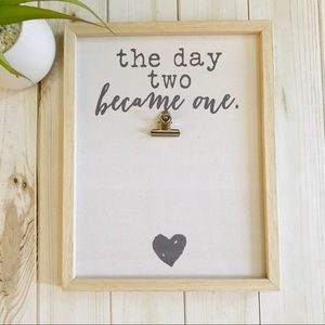 🆕 Farmhouse Style • Picture Holder • Wedding